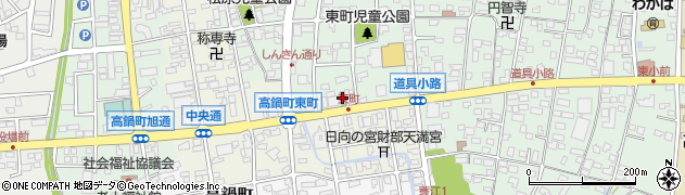 高鍋第一ホテル周辺の地図