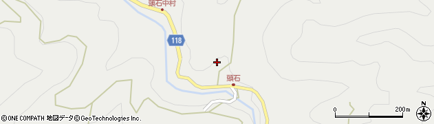 熊本県水俣市湯出（頭石）周辺の地図