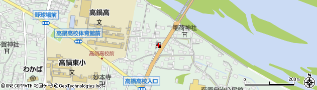 林田商事株式会社　高鍋北給油所周辺の地図