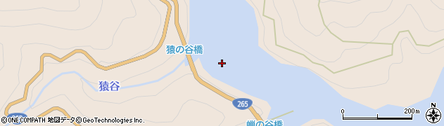 猿ノ谷橋周辺の地図