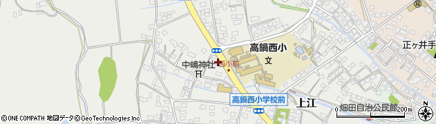上江簡易郵便局周辺の地図