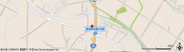 高鍋持田簡易郵便局周辺の地図
