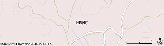 熊本県人吉市田野町周辺の地図
