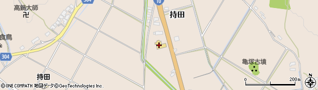 宮崎トヨタ自動車高鍋店周辺の地図