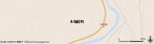 熊本県人吉市木地屋町周辺の地図