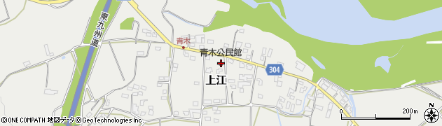 青木公民館周辺の地図