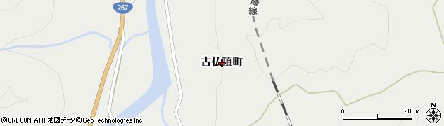 熊本県人吉市古仏頂町周辺の地図