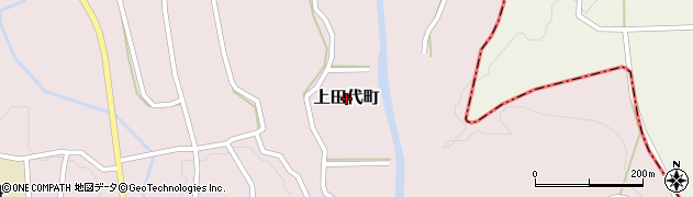 熊本県人吉市上田代町周辺の地図