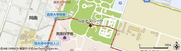 ルピナスパーク宮崎県農業科学公園周辺の地図