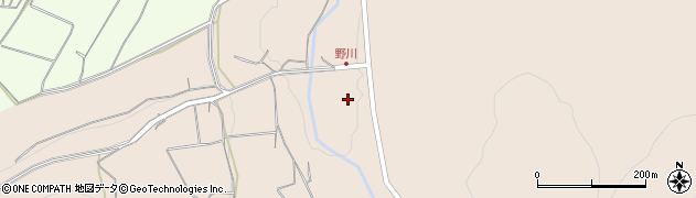 熊本県水俣市長崎（野川）周辺の地図