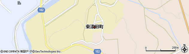 熊本県人吉市東漆田町周辺の地図