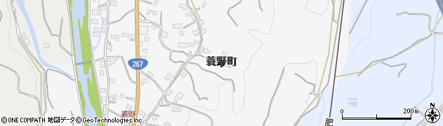 熊本県人吉市蓑野町周辺の地図