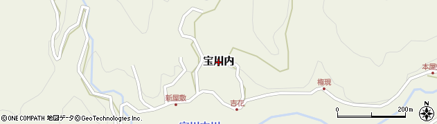 熊本県水俣市宝川内周辺の地図