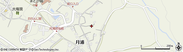 熊本県水俣市月浦坂口周辺の地図