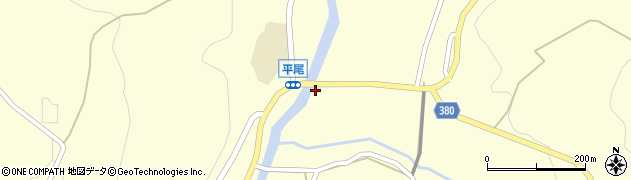 簡易水道口之福浦水源地周辺の地図