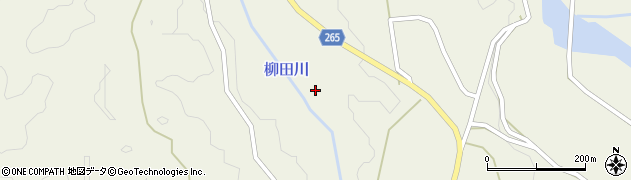 柳田川周辺の地図