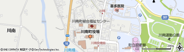 川南町役場　環境課周辺の地図