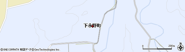 熊本県人吉市下永野町周辺の地図