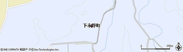 熊本県人吉市下永野町周辺の地図
