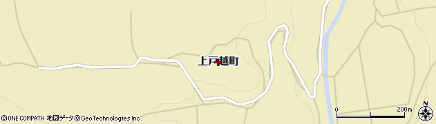 熊本県人吉市上戸越町周辺の地図