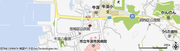 熊本家庭裁判所牛深出張所周辺の地図