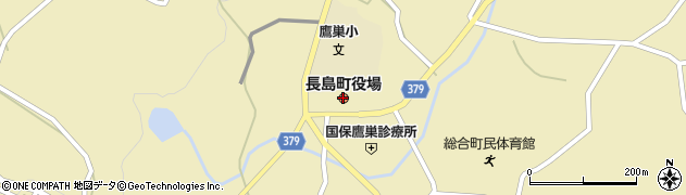 鹿児島県長島町（出水郡）周辺の地図