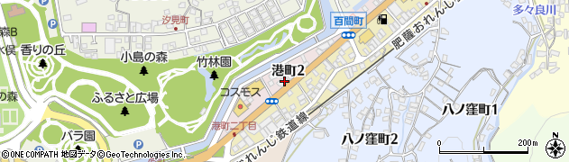 ブックオフ熊本水俣店周辺の地図