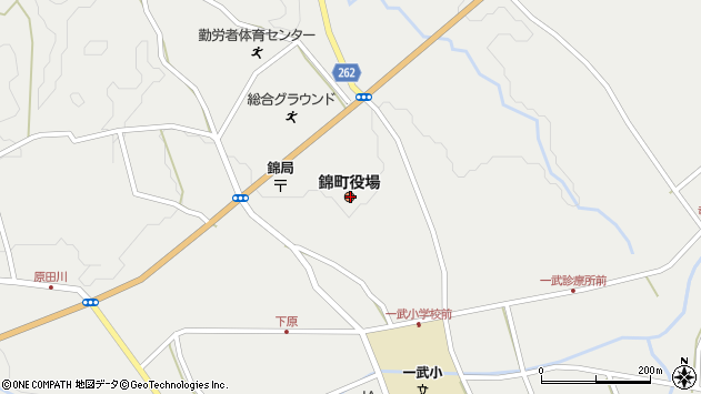 〒868-0300 熊本県球磨郡錦町（以下に掲載がない場合）の地図