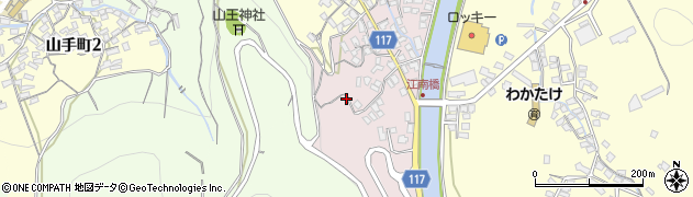 熊本県水俣市江南町周辺の地図