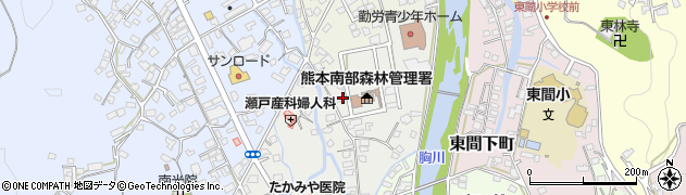 熊本県人吉市西間上町周辺の地図