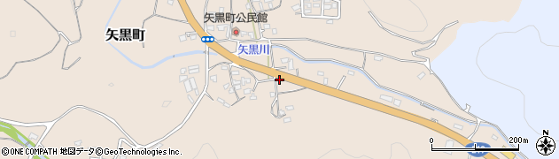 熊本県人吉市矢黒町2087周辺の地図