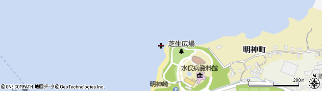 明神崎周辺の地図