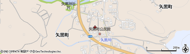 熊本県人吉市矢黒町2062周辺の地図