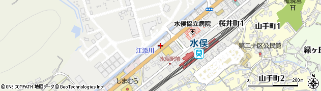 住友生命保険相互会社　熊本支社水俣中央支部周辺の地図