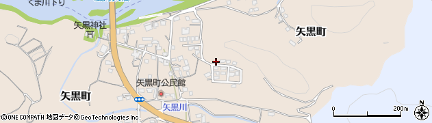 熊本県人吉市矢黒町2001周辺の地図