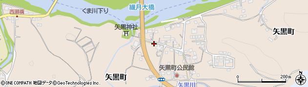 熊本県人吉市矢黒町1861周辺の地図