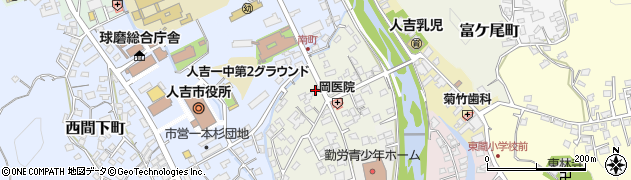 熊本県人吉市南町周辺の地図