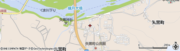 熊本県人吉市矢黒町1870周辺の地図