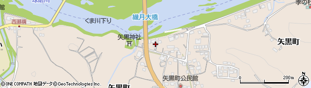 熊本県人吉市矢黒町1864周辺の地図