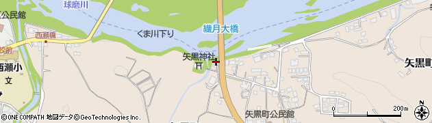 熊本県人吉市矢黒町1868周辺の地図