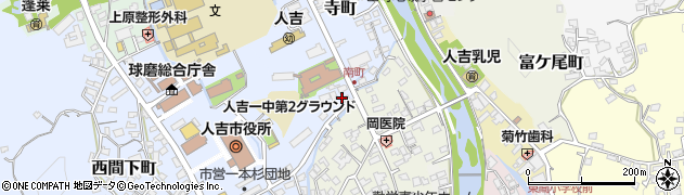 金七 人吉本店周辺の地図