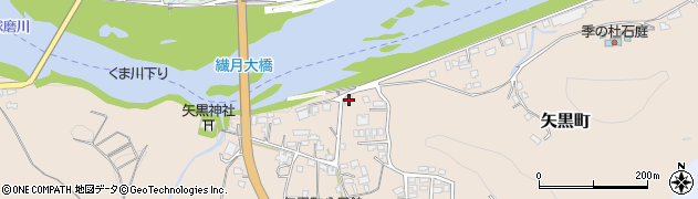 熊本県人吉市矢黒町2020周辺の地図