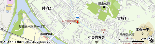 昭産商事株式会社　水光社陣内店周辺の地図