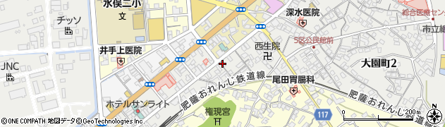 峯葬儀社　芦北支店周辺の地図