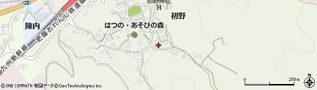 熊本県水俣市初野194周辺の地図