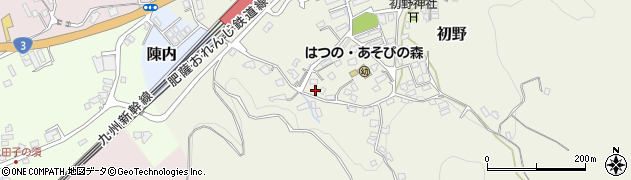熊本県水俣市初野253周辺の地図