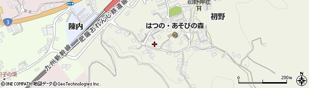 熊本県水俣市初野254周辺の地図