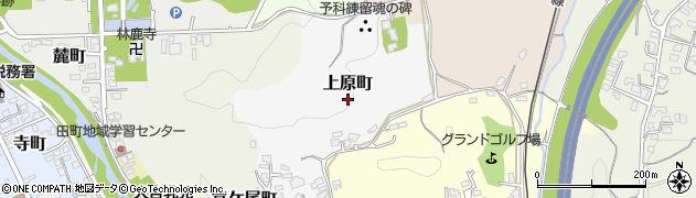 熊本県人吉市上原町周辺の地図