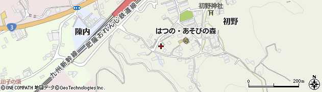 熊本県水俣市初野256周辺の地図