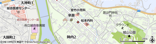 美智子美容室周辺の地図